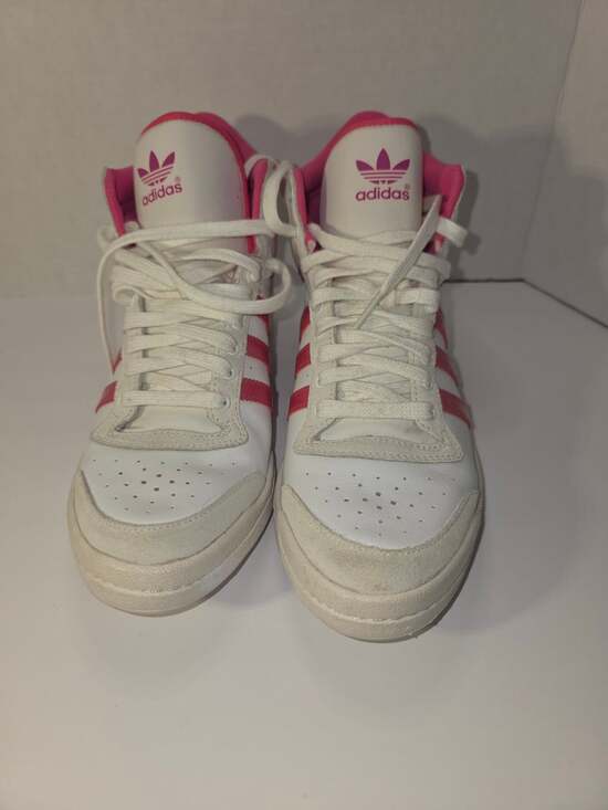 adidas Shoes - adidas Top Ten Hi Sleek Women's US 10 White Pink V22854 Sneakers